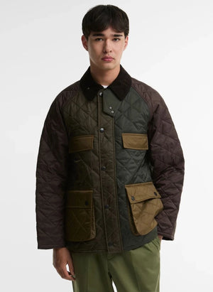Barbour - Bedale SugarLump Kapitone Ceket | Haki