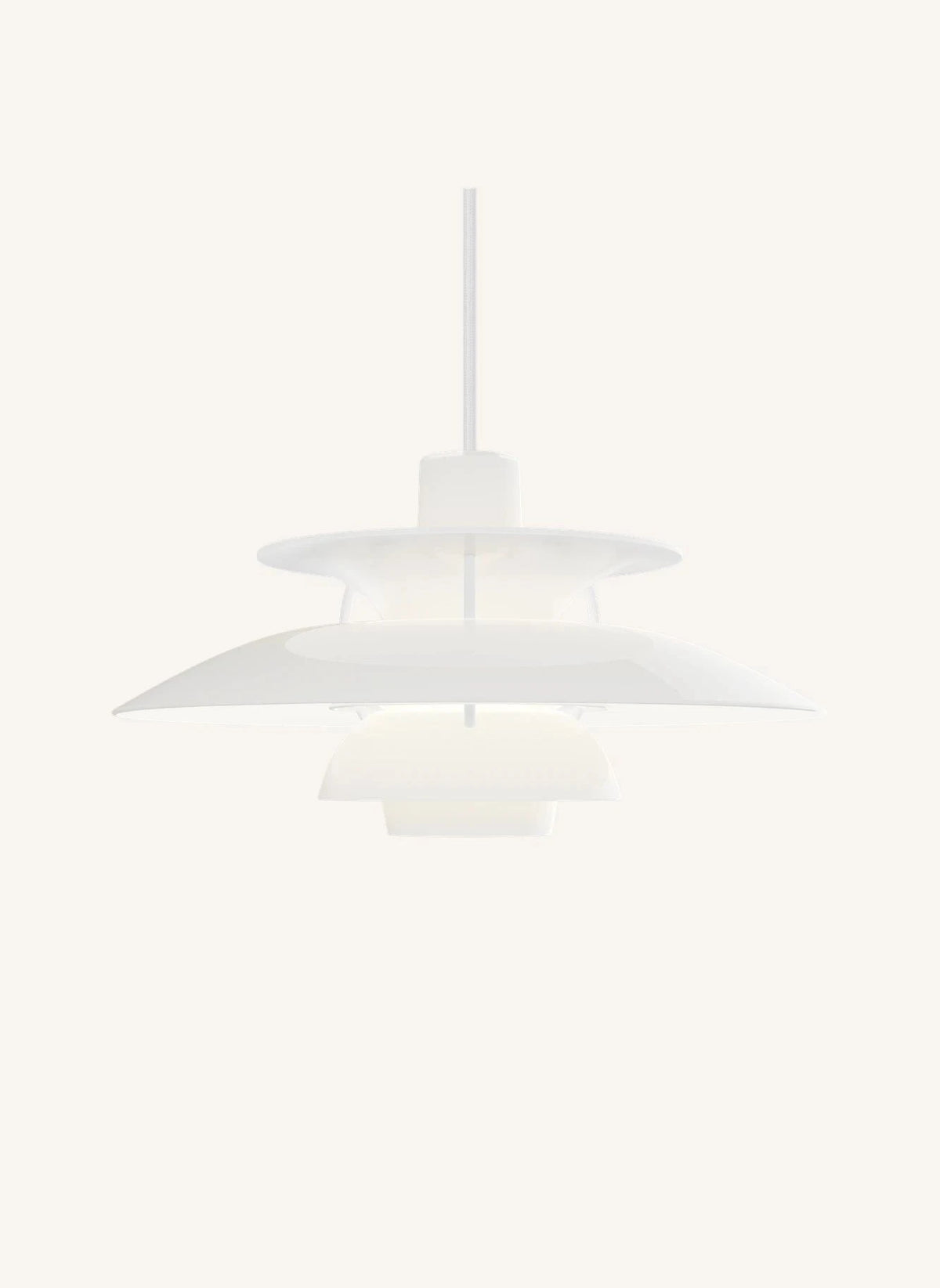Louis Poulsen - PH 5 320 مصباح معلق، Louis Poulsen | أبيض
