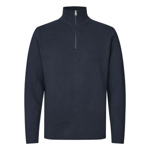 Samsoe Samsoe - Gunan Yarım Fermuarlı Sweatshirt | Koyu Mavi