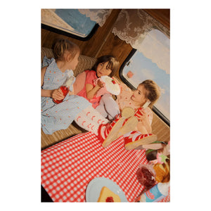 Flöss - Millie Gingham Elbise | Açık Mavi