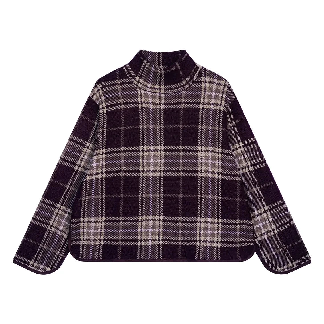 Bompard - كنزة تارتان صوفية | Garnet