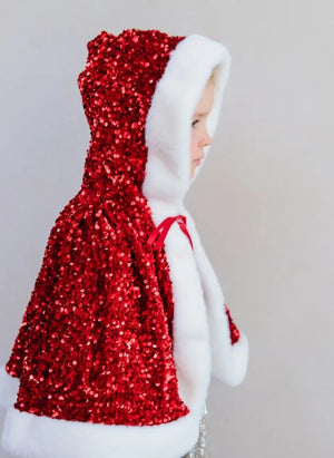 Mimi & Lula - Bayan Claus Pelerini | Kırmızı