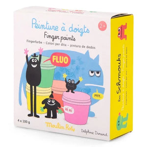 Moulin Roty - Neon Parmak Boyası - Les Schmouks