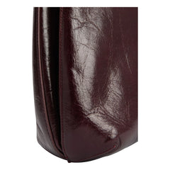 BY FAR - Amber Folio Deri çanta | Bordo
