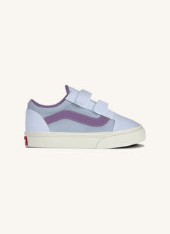 Vans - Scratch Sneakers Old Skool V Pop SideStripe | أزرق فاتح