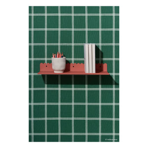 Nobodinoz - Vibes duvar rafı 50x16 cm | Terracotta