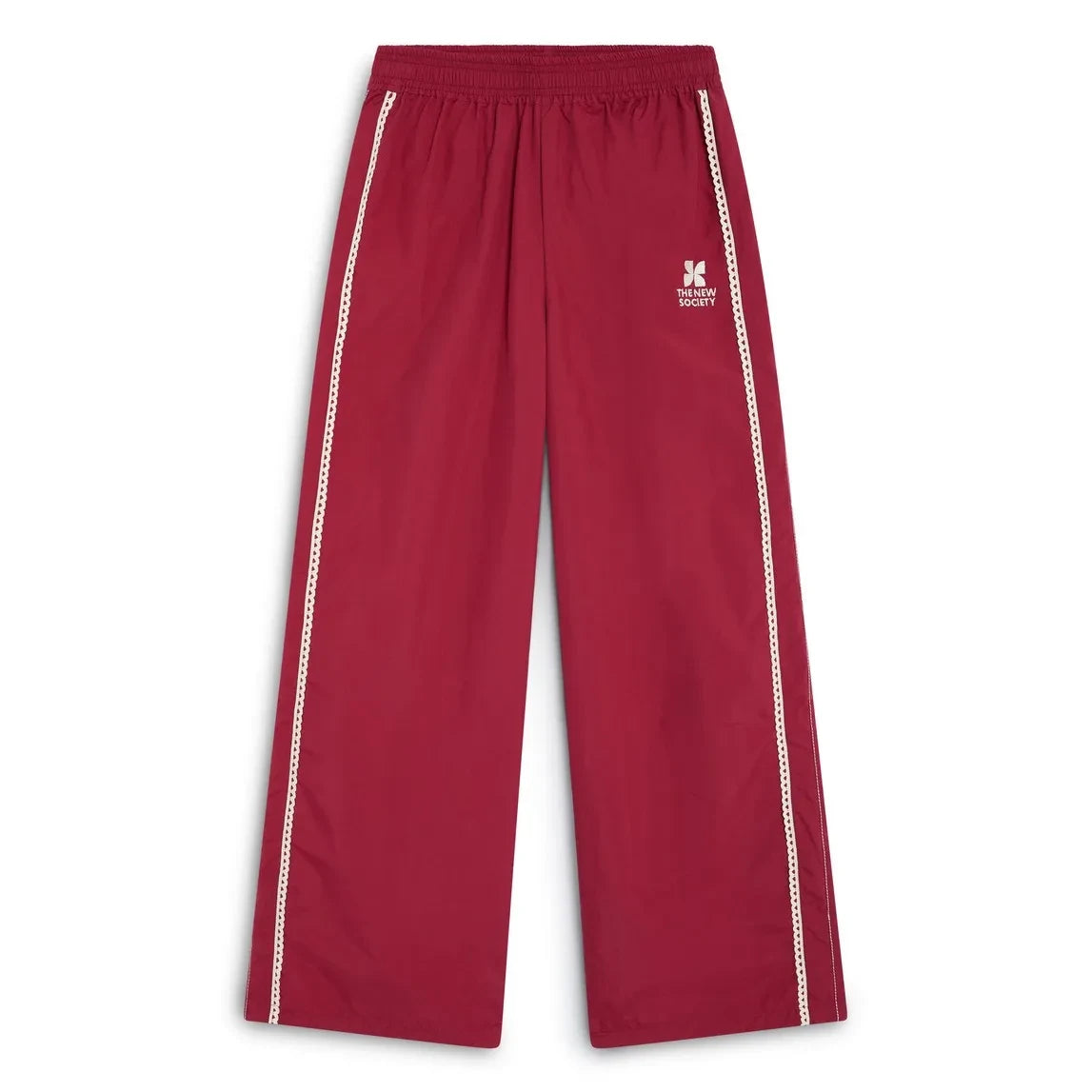 the new society - TNS Dantel Logo Jogger | Kırmızı