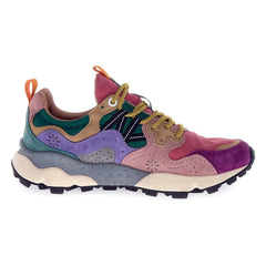 Flower Mountain - Yamano 3 Süet ve Naylon Sneakers | Pembe