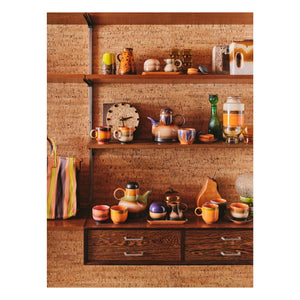 HKliving - Brazil seramik kupalar - 70s Ceramics - 4'lü set