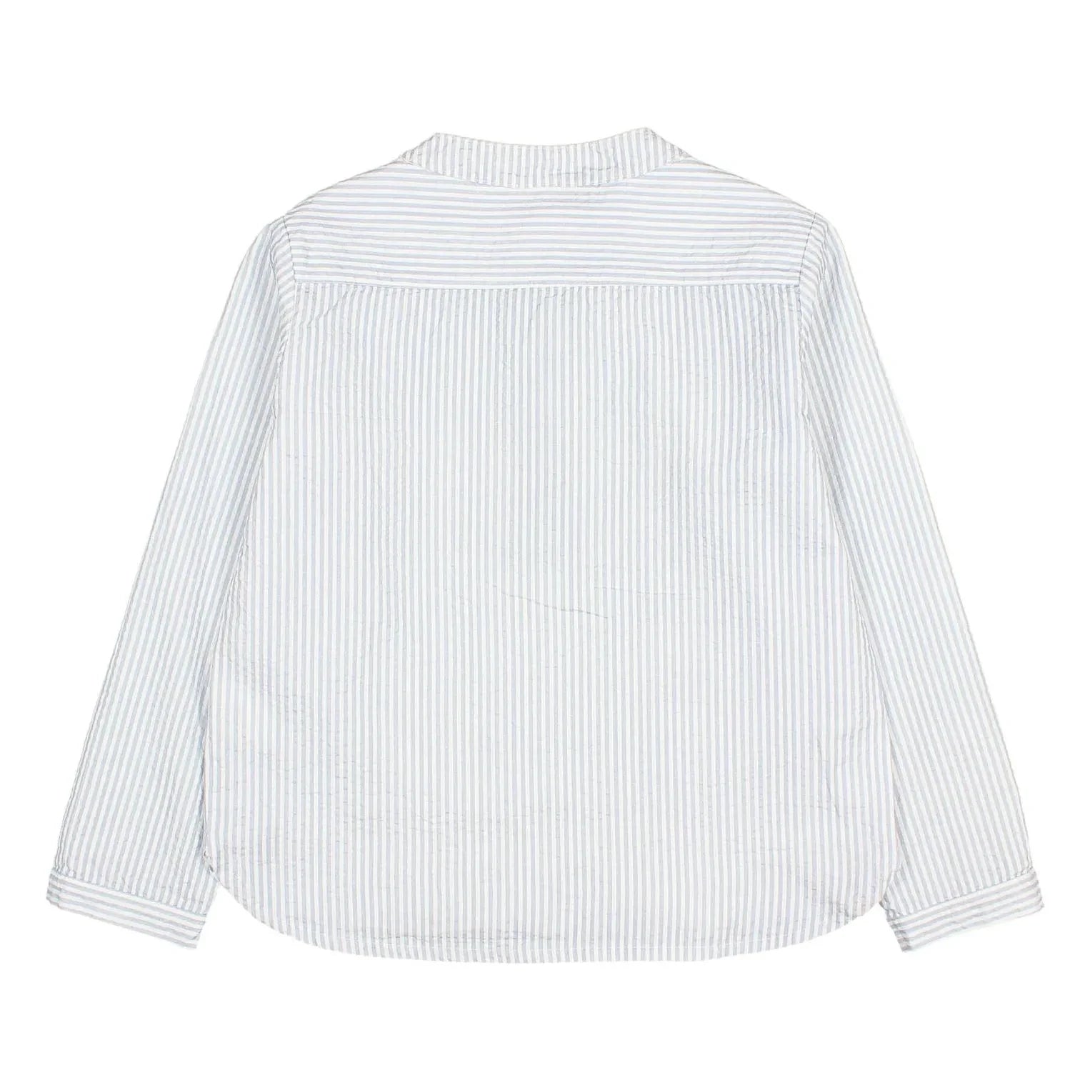 Búho - Kurta Çizgili Seersucker | Soluk mavi