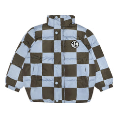 The Campamento - Damier şişme mont | Açık mavi