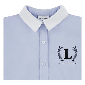 Lacoste - Gömlek L Organik pamuk | Açık Mavi
