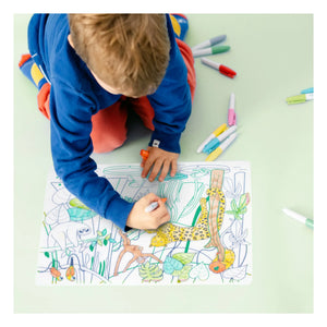 Superpetit - Amazonia boyama placemat