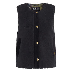 Barbour - Dulsie Shearling Kolsuz Ceket | Siyah