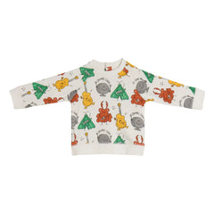 Stella McCartney Kids - Böcek Sweatshirt Organik Pamuk | Krem