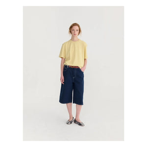 Bobo Choses - Denim Organik Pamuk Bermuda Şort | Mavi