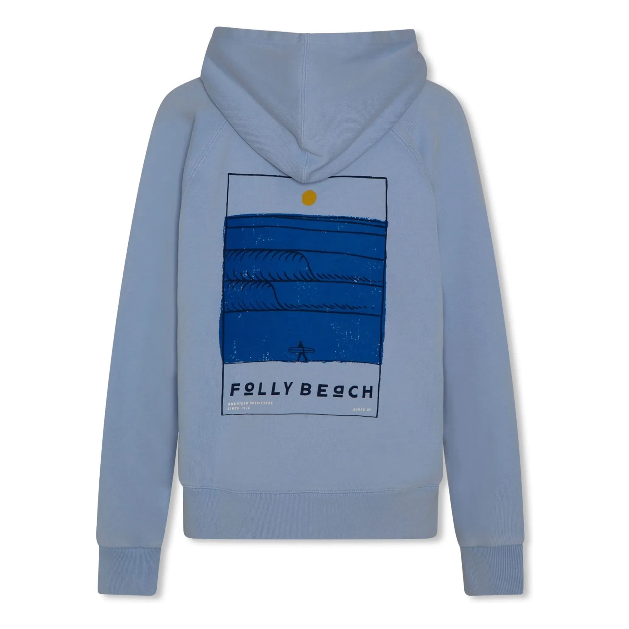 AO76 - Clyde Folly geri dönüştürülmüş pamuklu sweatshirt | Açık Mavi