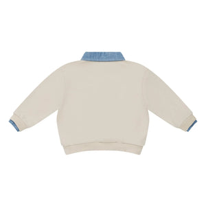 Donsje - Priem organik pamuk sweatshirt | Ekru