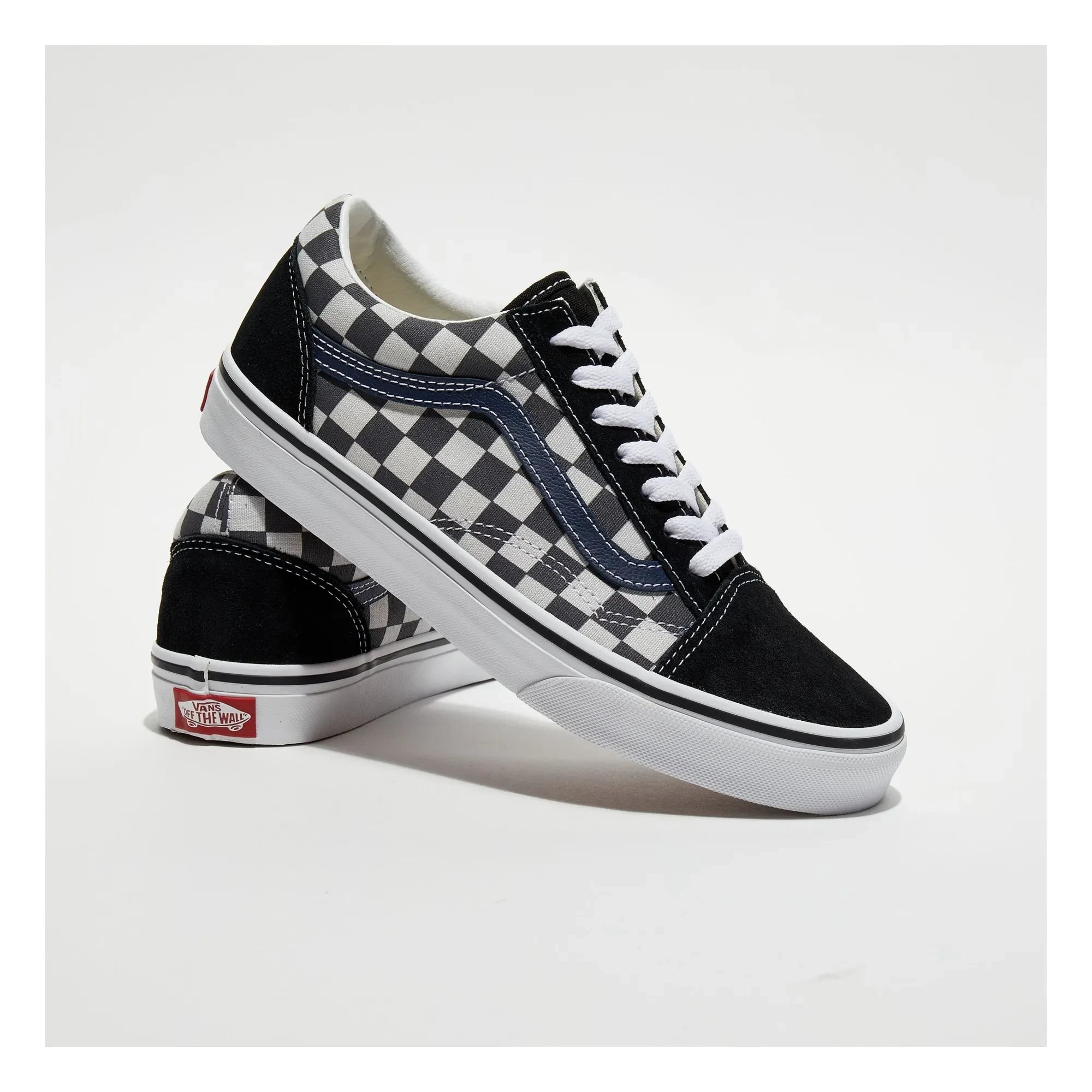 Vans - Sneakers Bağcıkları Old Skool Tonal Check | Lacivert