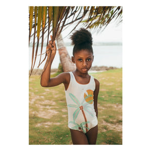 Pepita & Me - Sun&Moon Shiny Palm Mayo | Beyaz