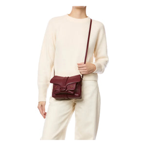 Jérôme Dreyfuss - Harry S Bag Chèvre Grainé | Koyu kırmızı