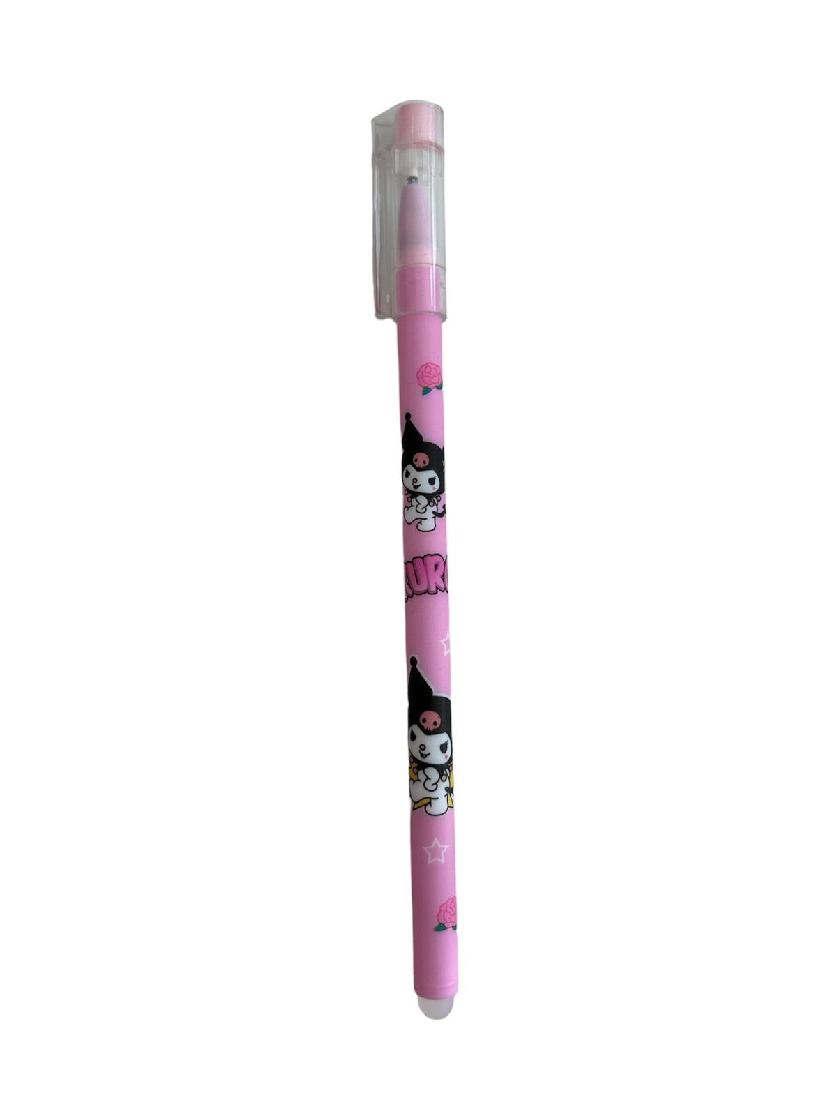 Dinossi Kuromi - Mavi 0.5 İnce Uçlu Tükenmez Kalem - Pembe