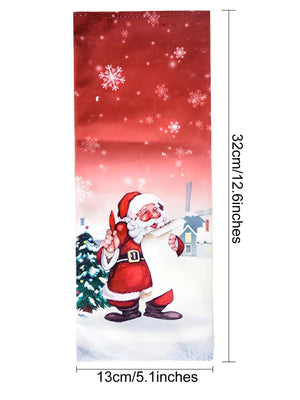 Dinossi - Yılbaşı Noel Baba Şarap Şişesi Giydirme Elbisesi