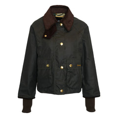 Barbour - Beadnell Kısa Mumlu Ceket | Adaçayı