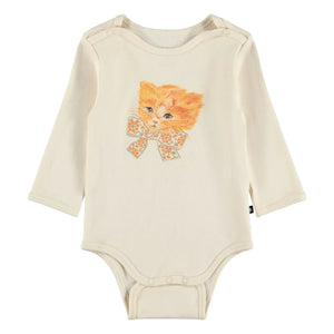 Molo - Body Foss Cat Organik Pamuk | Fildişi