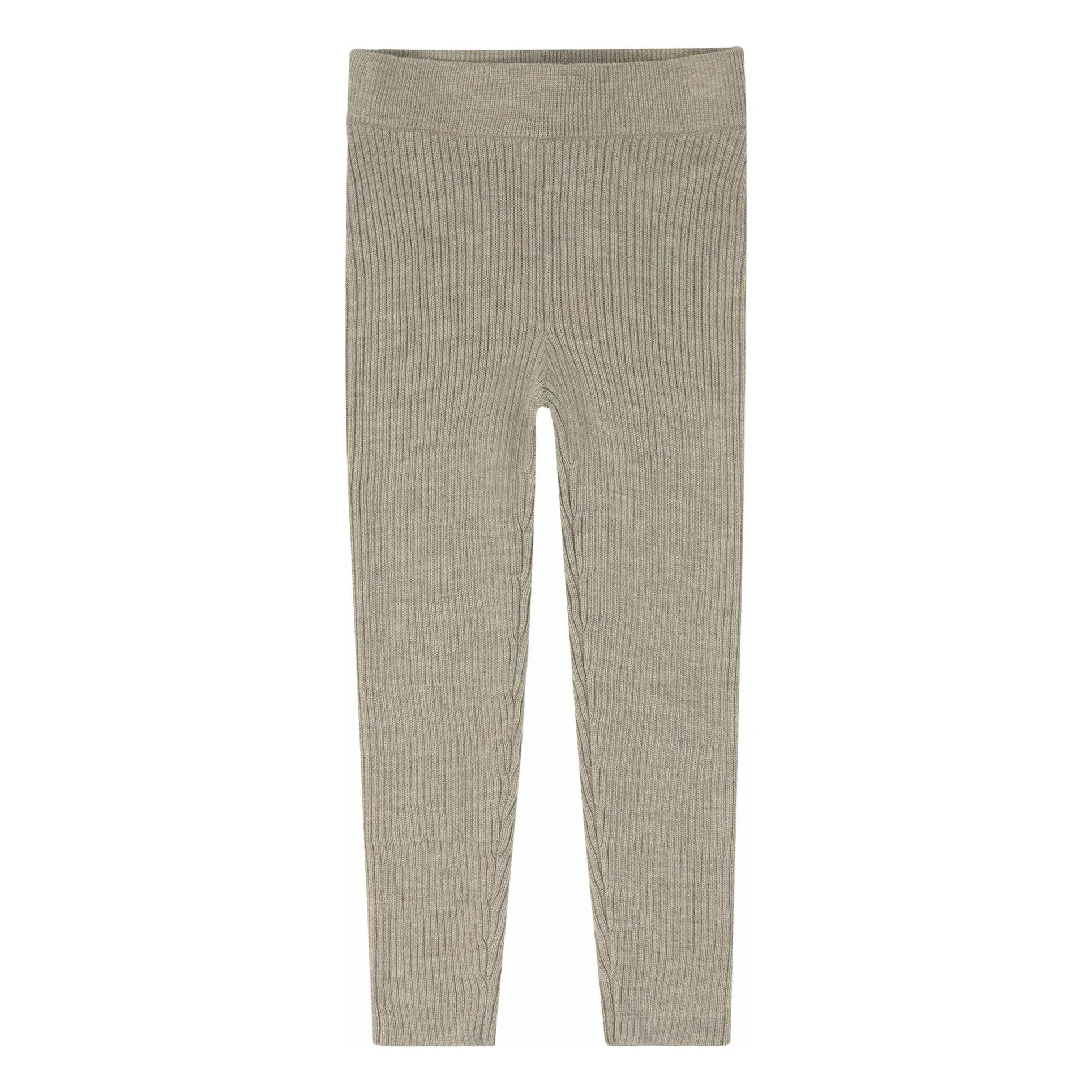 FUB - Merino Yün Tayt | Heather bej