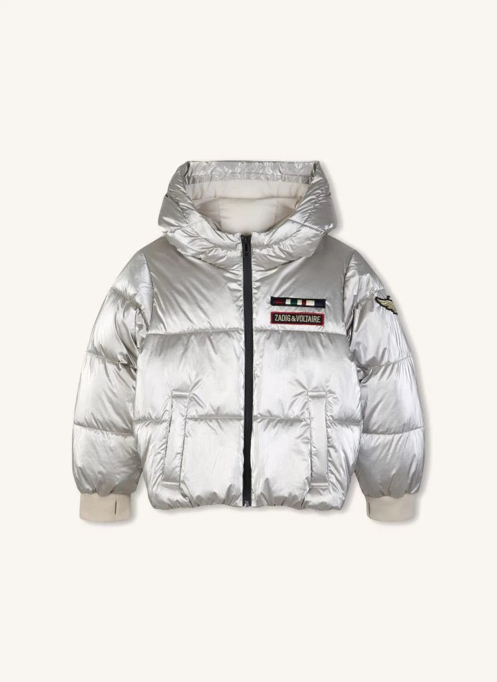 Zadig & Voltaire - Badge şişme mont Zadig et Voltaire | Beyaz