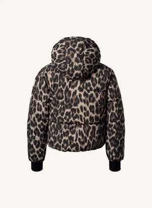 Molo - Hansine Pro Leopard şişme mont | Kahverengi