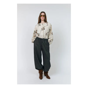 Lollys Laundry - Hailey Pamuk bluz | Krem