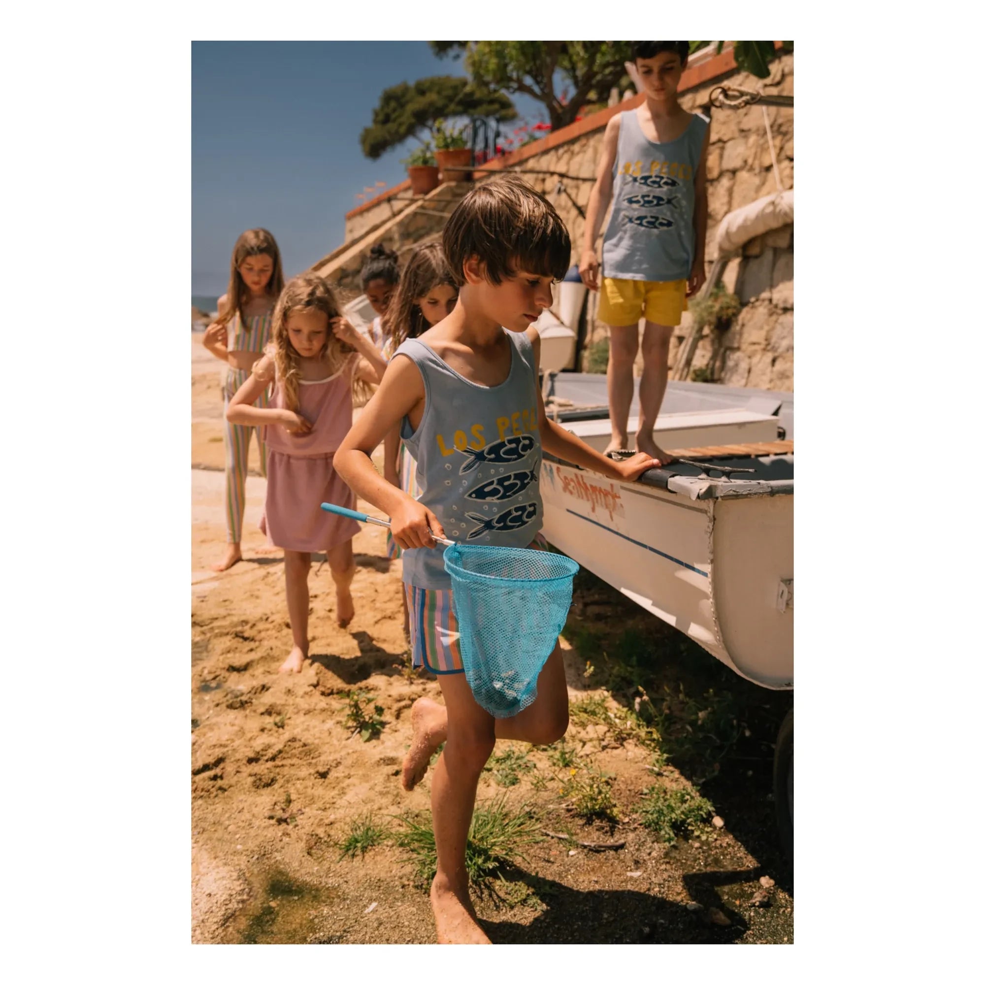 We Are Kids - Marcel Los Peces atlet Organik pamuk | Açık mavi