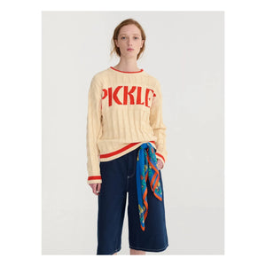 Bobo Choses - Denim Organik Pamuk Bermuda Şort | Mavi