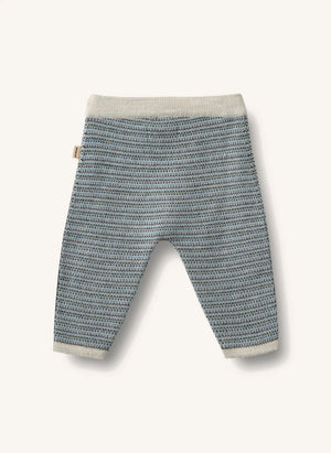 Wheat - Neel Merino Yün Tayt | Mavi