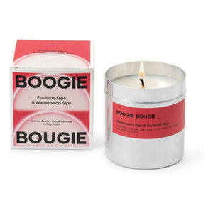 Boogie Bougie - Karpuz Yudumları ve Havuz Kenarı Atıştırmaları mum