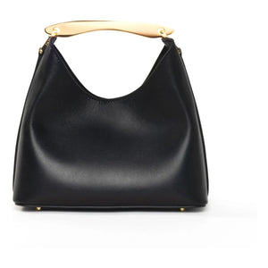 Elleme - Küçük Boomerang Deri çanta | Siyah