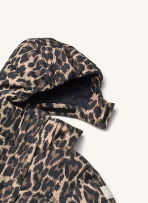 Molo - Hansine Pro Leopard şişme mont | Kahverengi