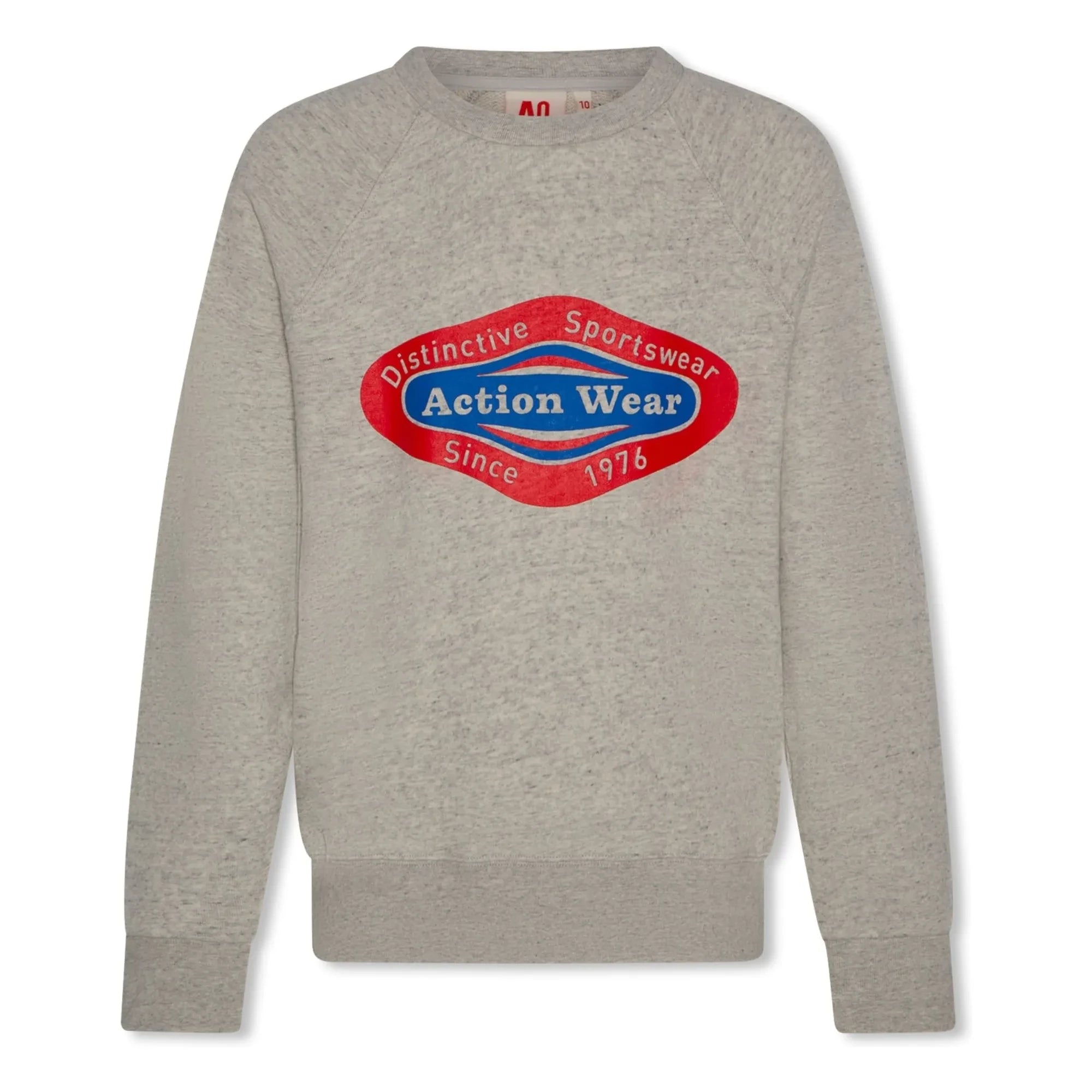 AO76 - Moon Actionwear geri dönüştürülmüş pamuklu sweatshirt | Heather grey