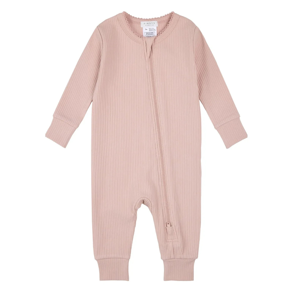 Petit Lem - Fitilli Modal ve Organik Pamuktan Tüysüz Pijama | Açık Pembe