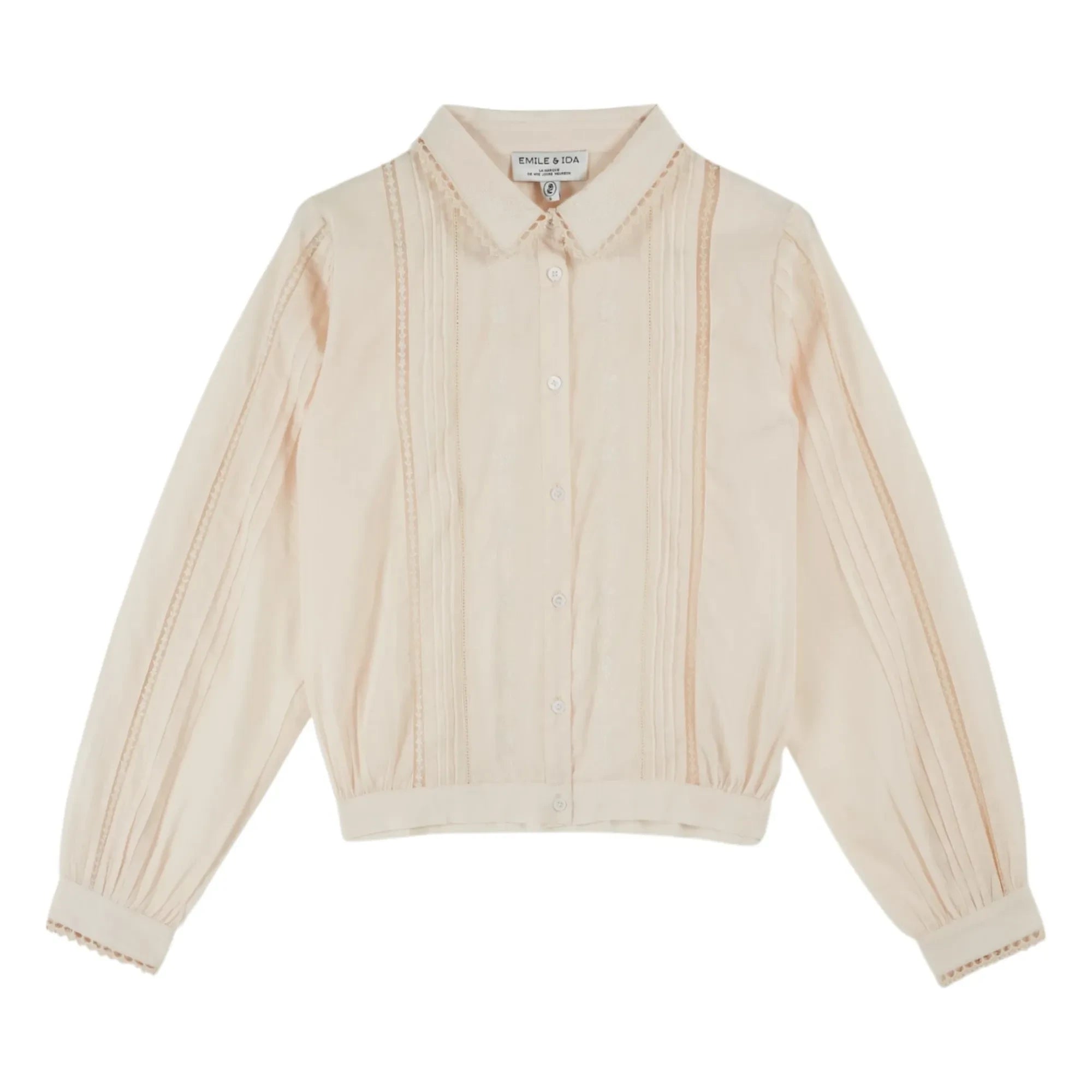 Emile et Ida - Vintage Pamuk Bluz | Krem