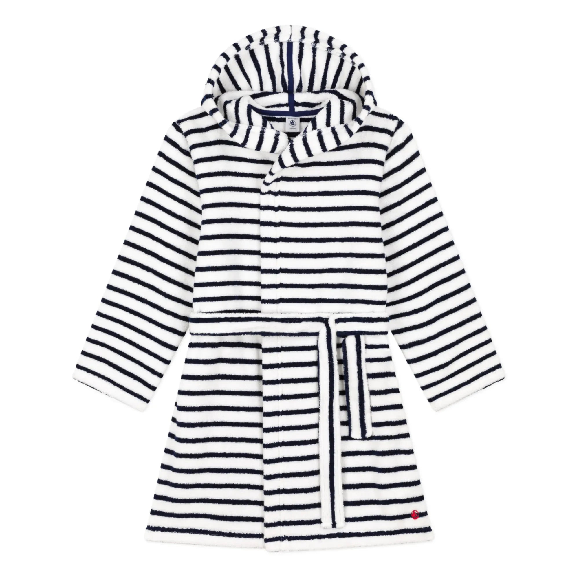 Petit Bateau - Çizgili Havlu Bornoz | Lacivert