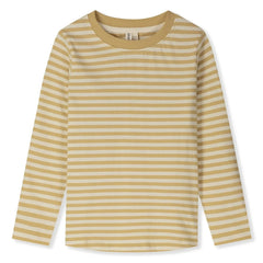 Gray Label - Çizgili organik pamuklu Tişört | Oker