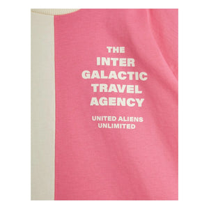 Mini Rodini - Bölünmüş T-shirt Organik pamuk | Pembe