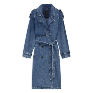 Anine Bing - Trenç Denim Rickie | Mavi