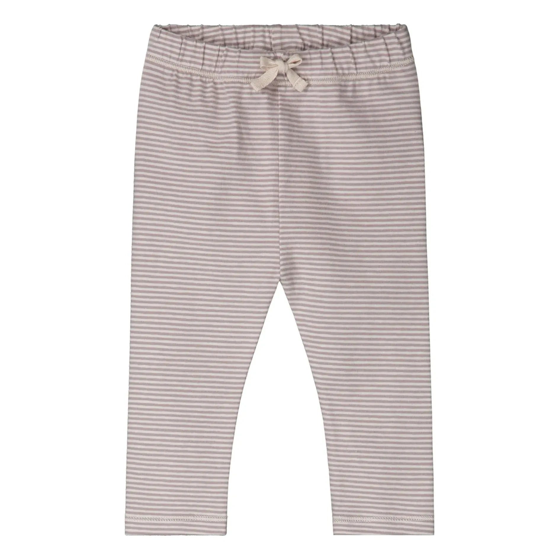 Gray Label - Çizgili Organik Pamuklu Tayt | Mauve