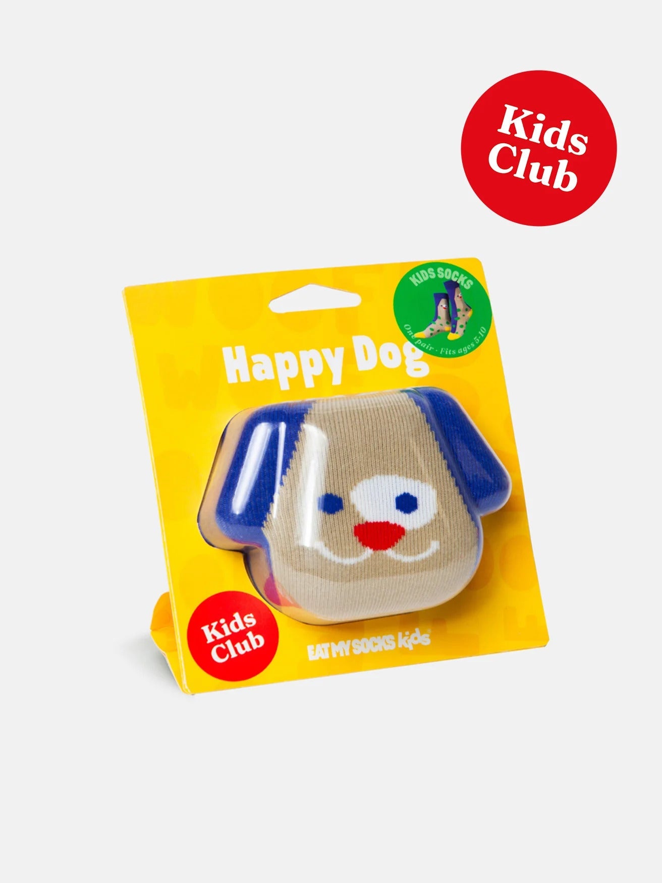 Eat My Socks - Çocuk Mutlu Köpek Çorap - Dinossi