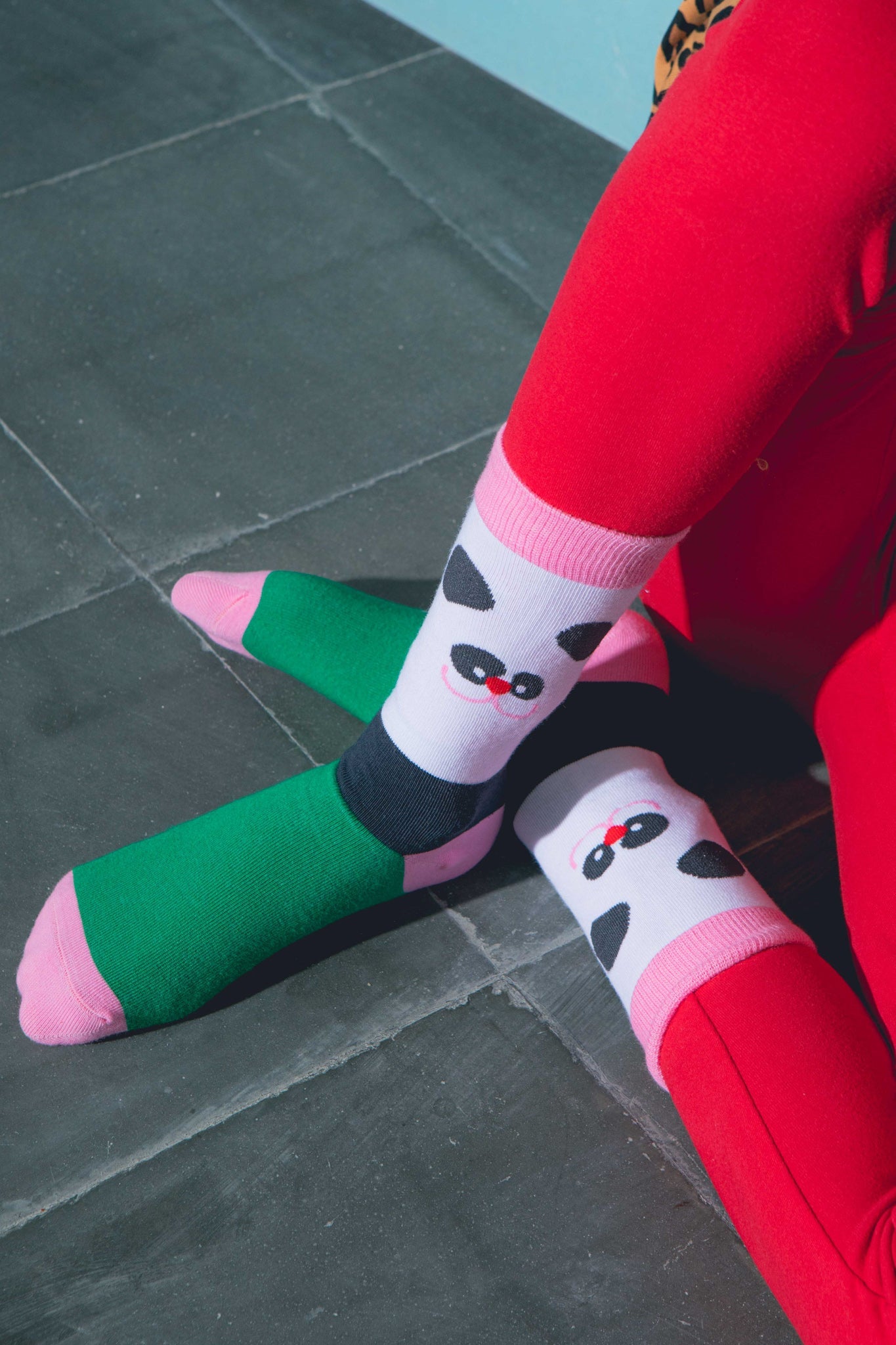 Eat My Socks - Çocuk Tembel Panda Çorap - Dinossi