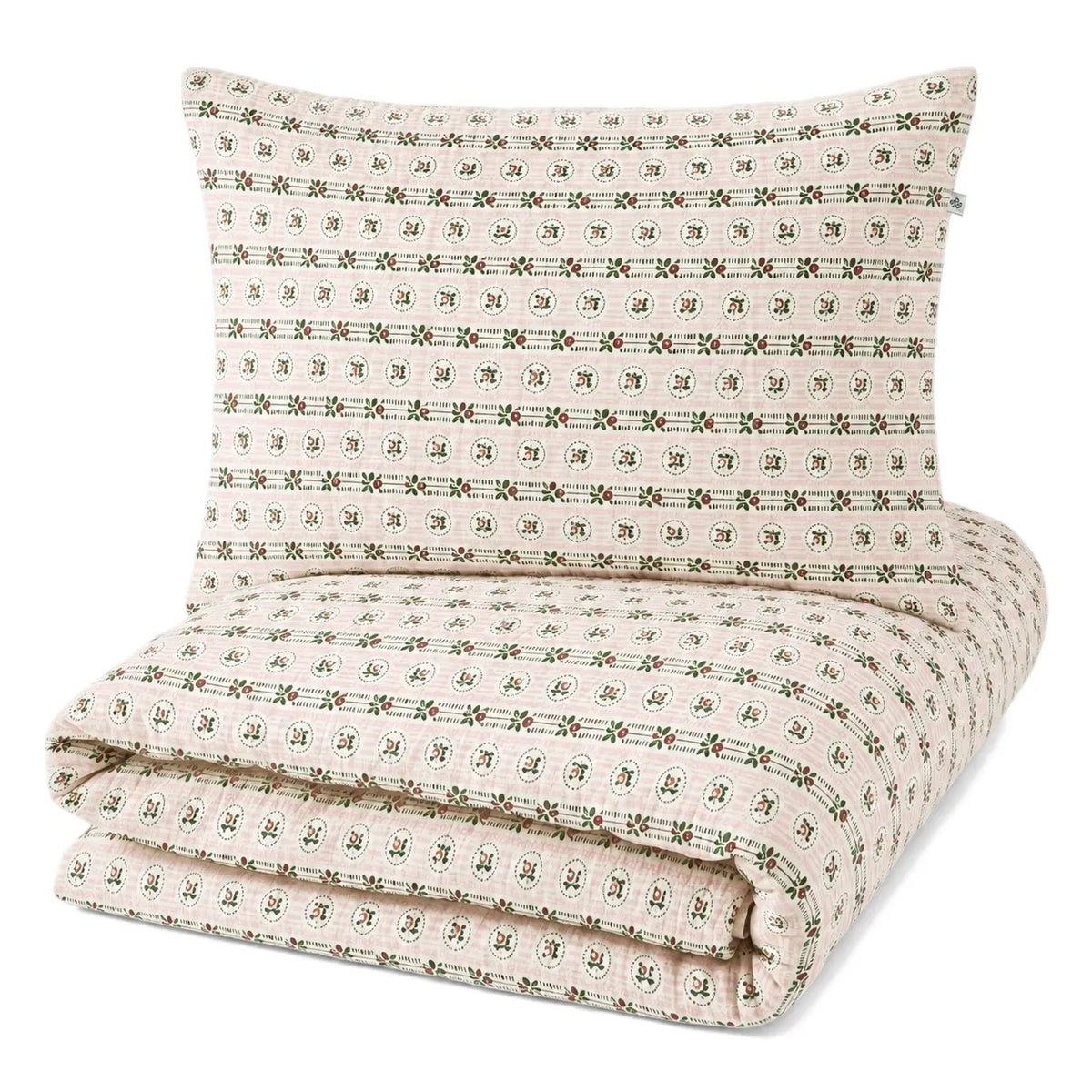 Editions Aimable - طقم سرير Paulette | Pommette Poplin